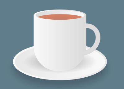 Как сделать чашку с блюдцем на CSS