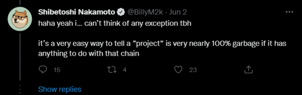 Билли Маркус: Проекты на BNB Chain — мусор